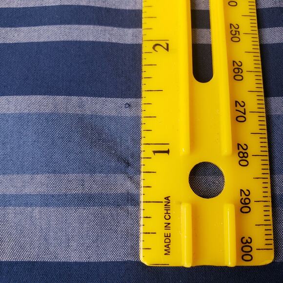 ARC'TERYX Men's Size XL BROHM Striped SS Button Up Shirt Blue Cotton Blend - Picture 9 of 10